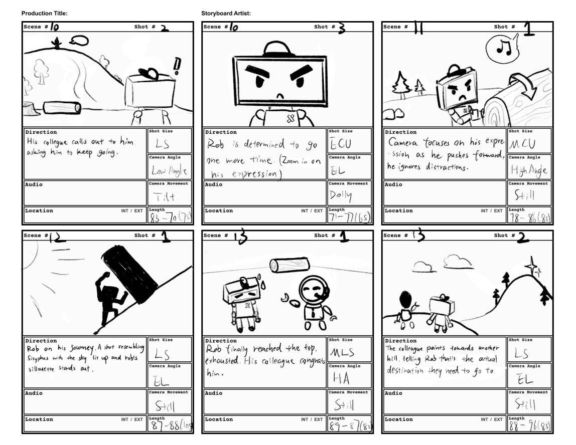 Storyboard panel